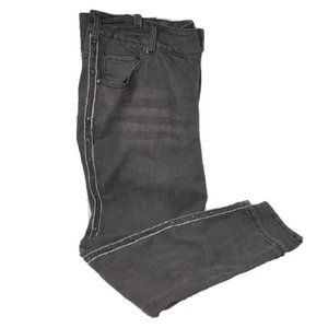 LANE BRYANT grey black Studded Stretch denim Jeans